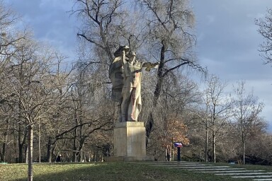 socha sovětského vojáka v Litoměřicích