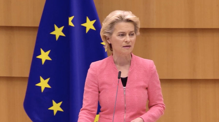 předsedkyně Komise Ursula von der Leyenová