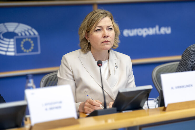 evropská komisařka pro technologickou suverenitu, bezpečnost a demokracii Henna Virkkunenová