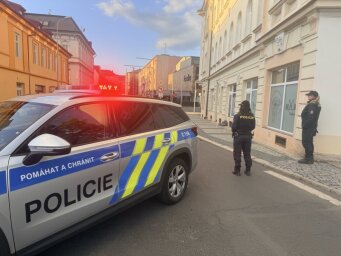 policie zásah Chomutov