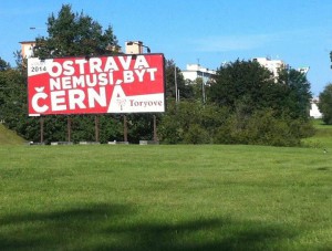Toryové z Ostravy vsadili na hrubozrnný rasismus. Foto: Facebook